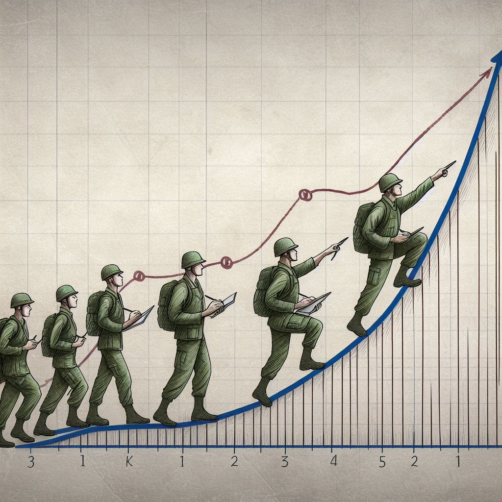 Unas botas con un fusil